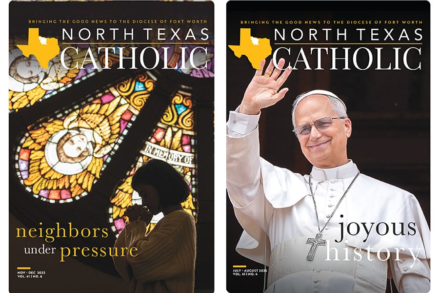 images of North Texas Catholic covers