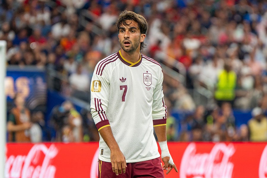 Ferran Torres durante el partido entre Francia y España en la Copa Mundial de la FIFA 2026.
